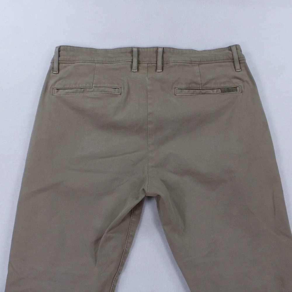 7 For All Mankind Luxe Performance Khaki Chino Pants Men's Size 32